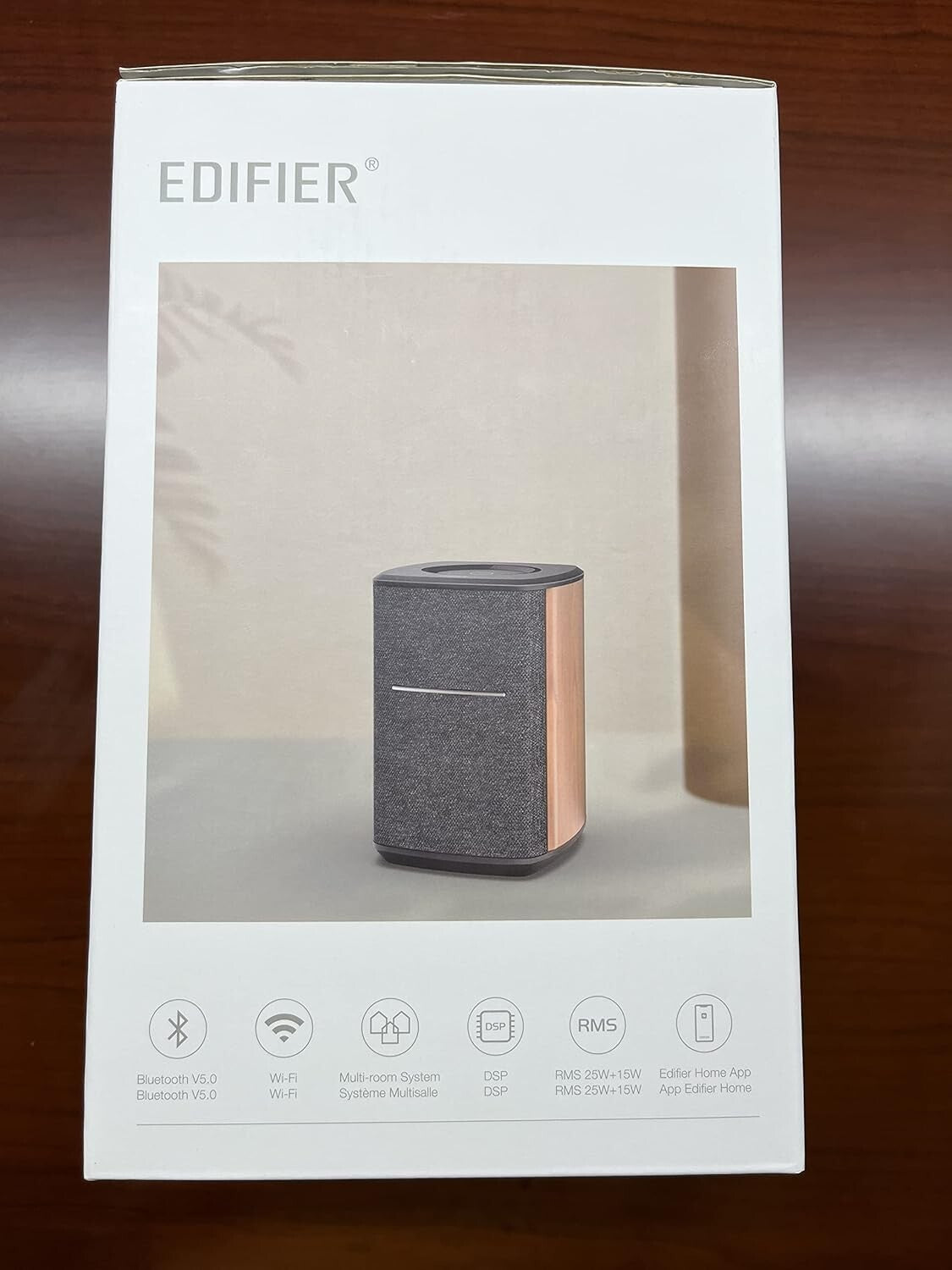 Elegant 40W Wi-Fi Smart Speaker with Stereo Playback - Privacy Microphone Free