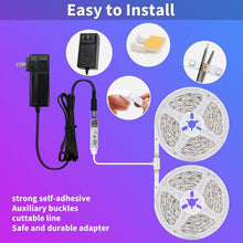 Load image into Gallery viewer, Transformative 65.6ft LED Light Strip with Bluetooth Control for Modern Homes