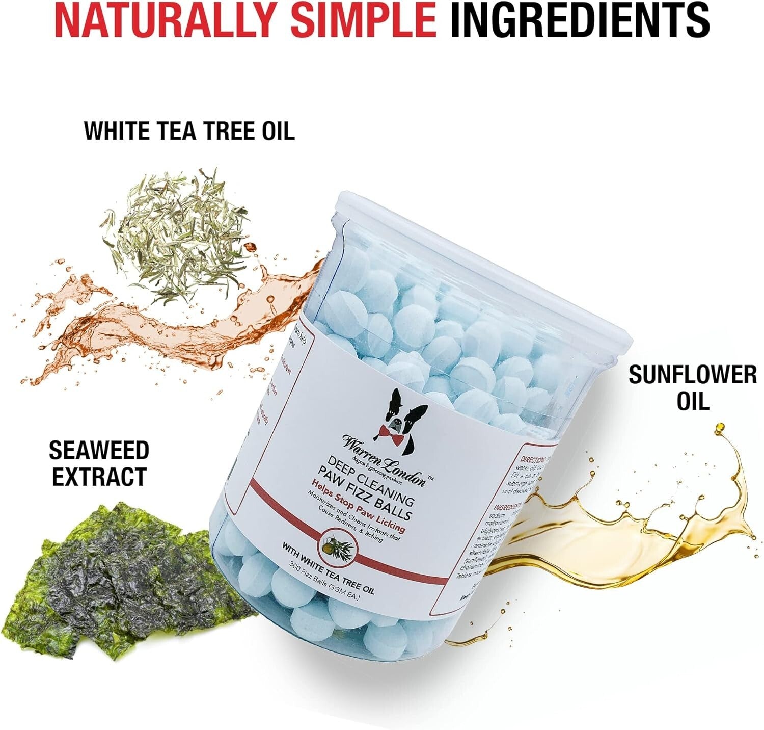 Natural Dog Paw Soak Balls - Eliminate Licking & Soothe Itchy Paws Effectively