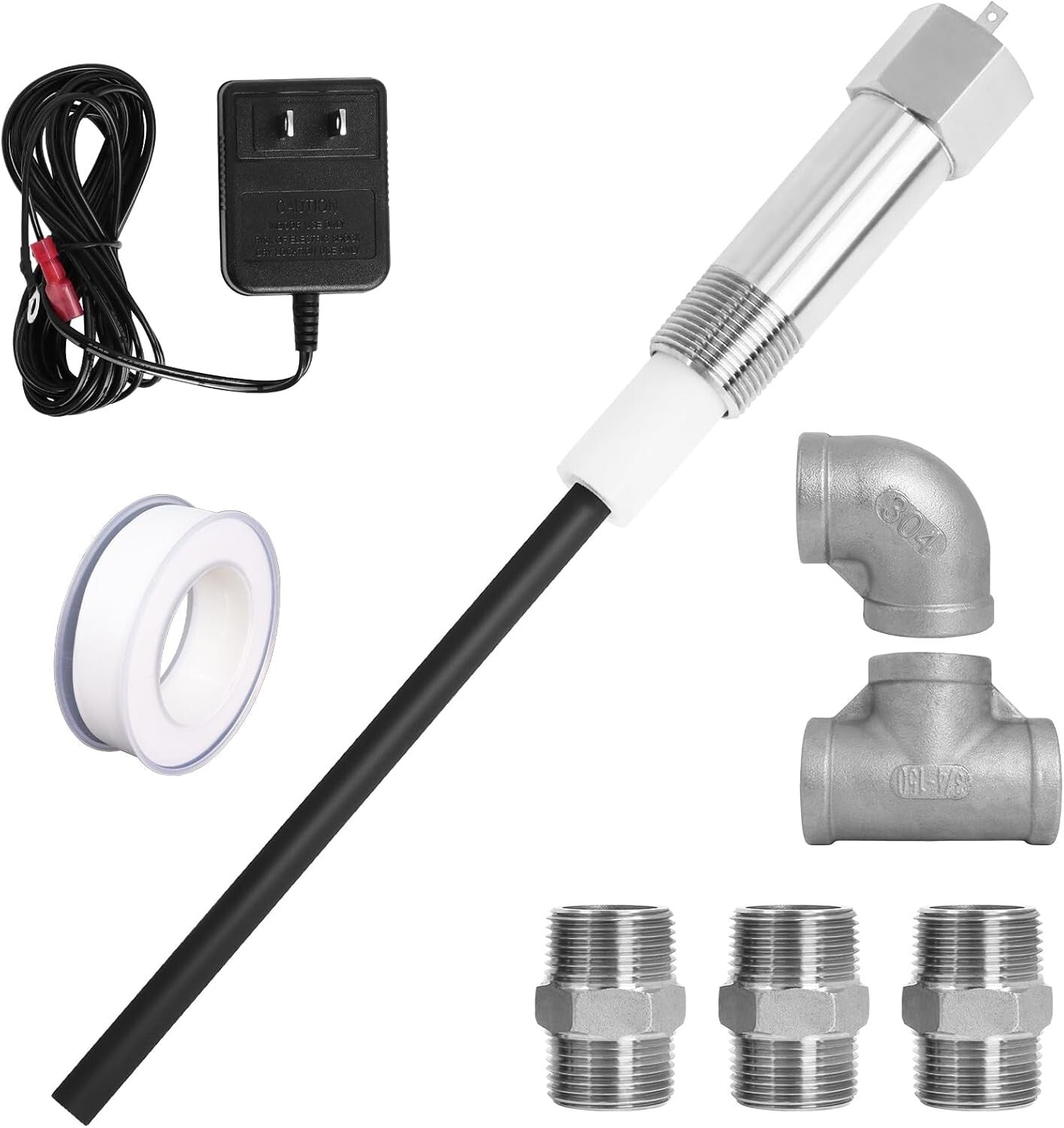 Electric Titanium Anode Rod for Bradford White Water Heaters - Odor Eliminator