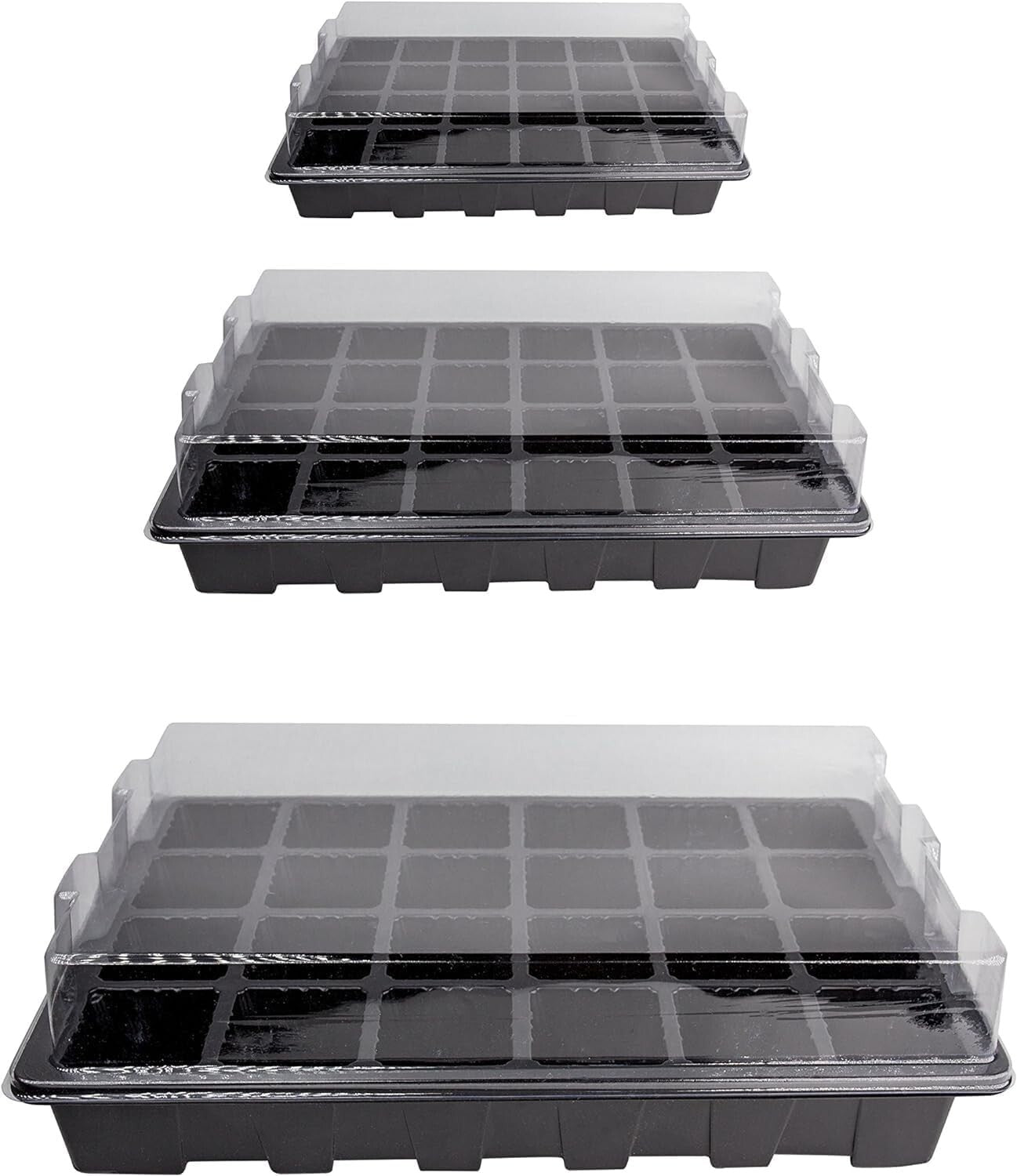 240 Cells Mini Propagator Garden Kit with Humidity Dome - Durable & Reusable