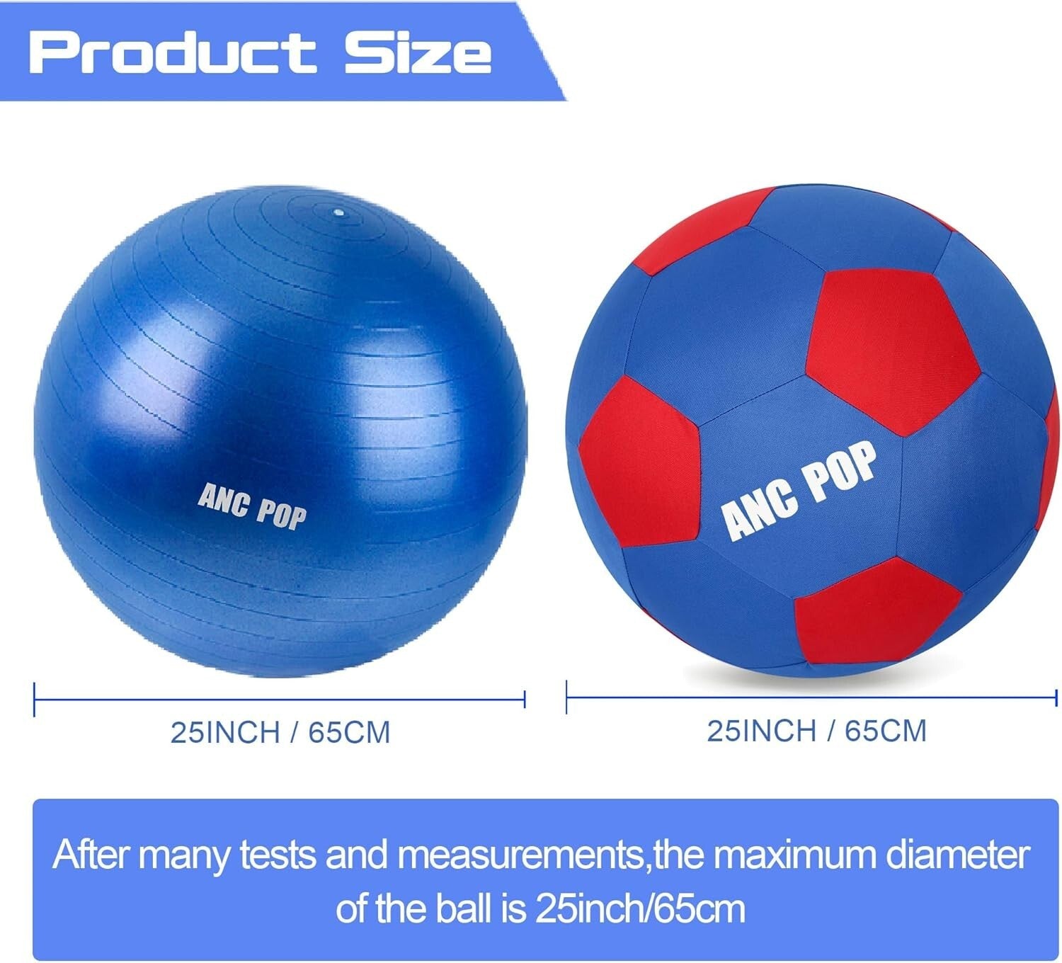 Durable 25" Herding Ball for Dogs & Horses with Washable Cover & Pump