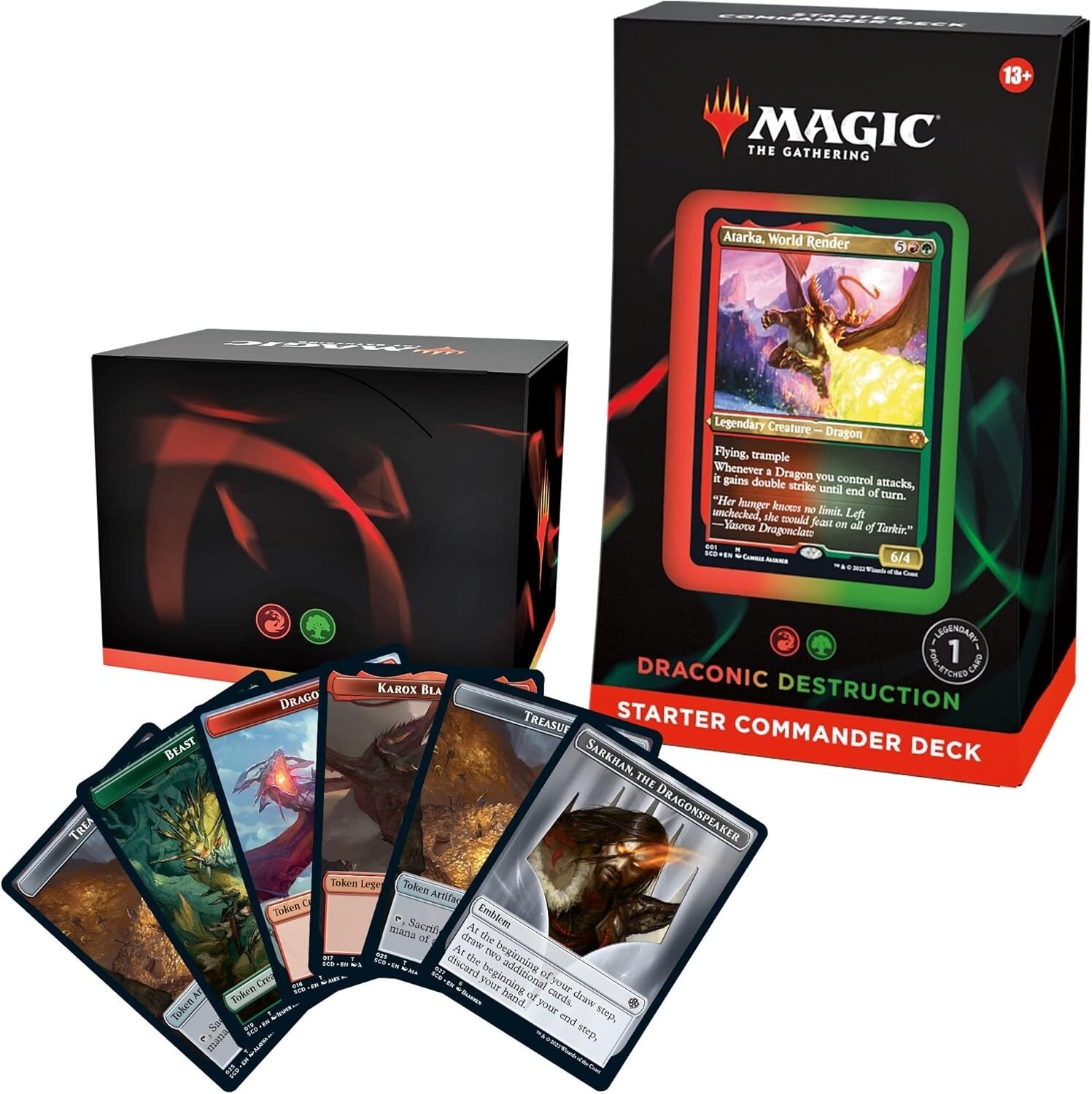Ultimate Red-Green Commander Deck: Magic's Draconic Destruction for Teens 13+