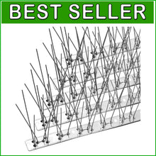 Load image into Gallery viewer, Stainless Steel Bird Deterrent Spikes - Effective Protection Against Mess