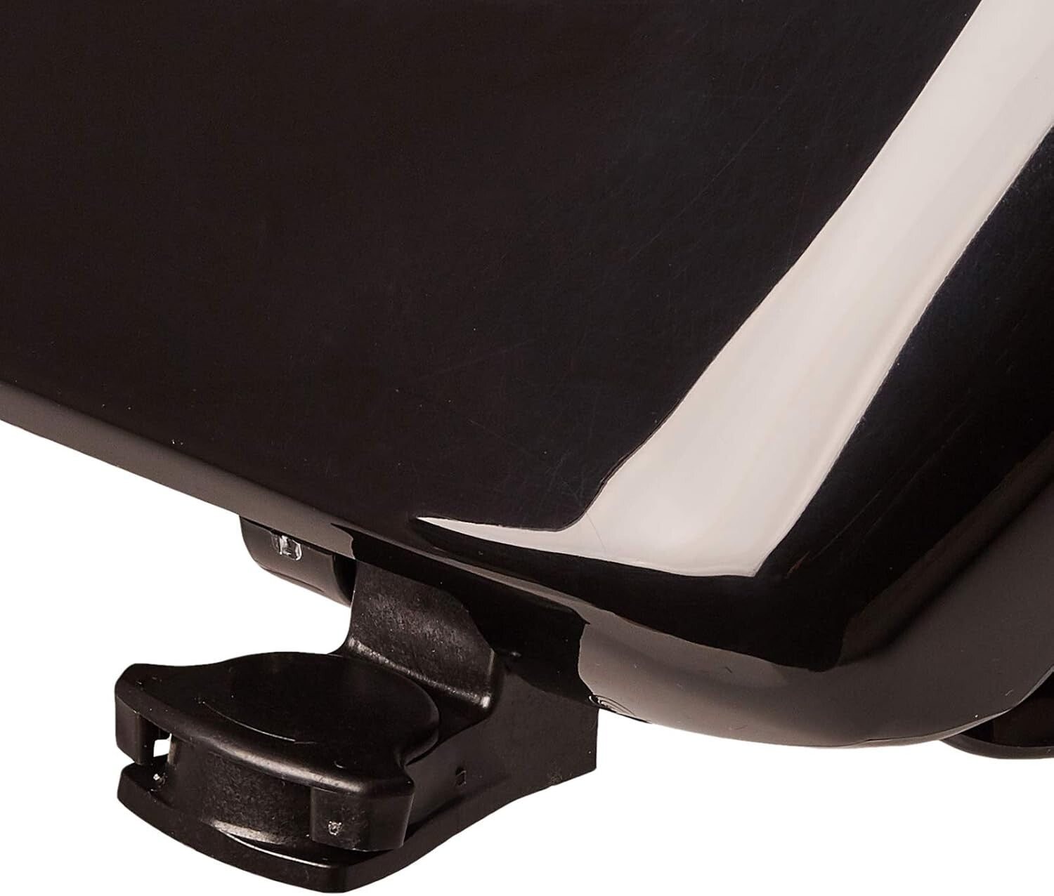 Elongated Slow Close Toilet Seat in Black - Durable Plastic with Whisper Close