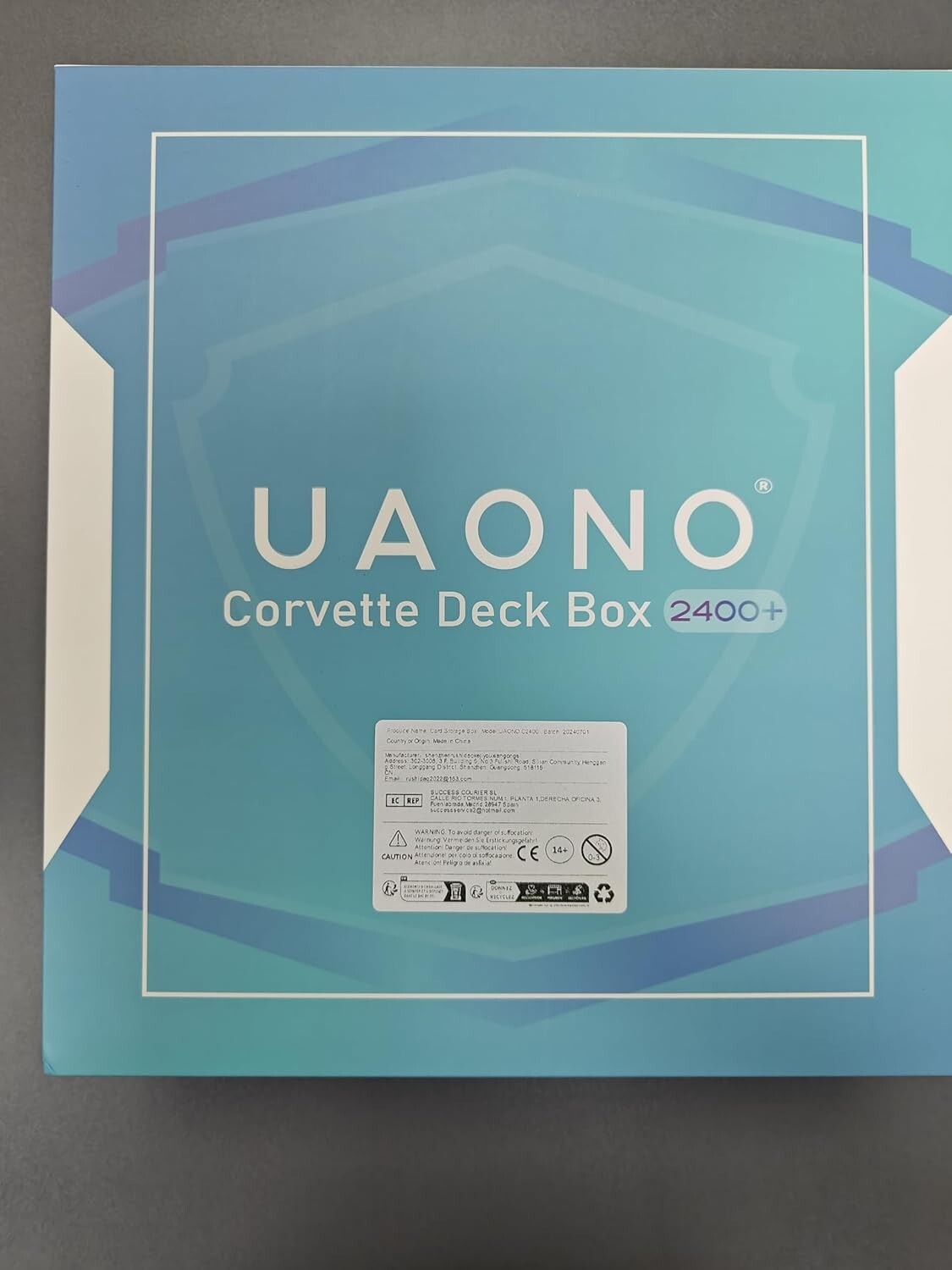 Premium MTG Commander Deck Box with Colorful Dividers and Magnetic Closure