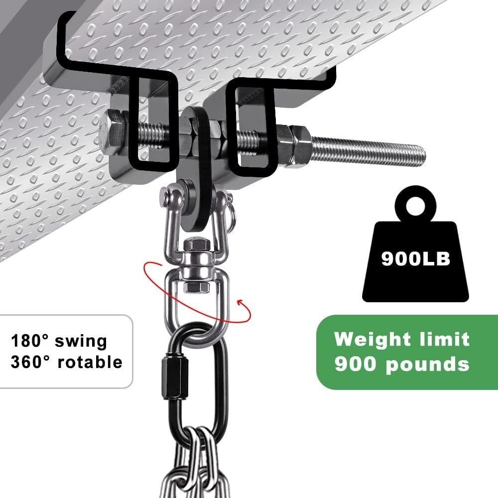 Adjustable Heavy Bag Mount with 360-Degree Swivel for Ultimate Training Support
