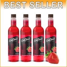 Load image into Gallery viewer, Authentic Strawberry Syrup - 4 Pack of 25.4 Oz - Kosher &amp; Quality Guaranteed