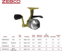 Load image into Gallery viewer, Versatile 33 Gold Spincast Reel - Changeable Retrieve &amp; Easy-to-Use Cajun Line