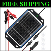 Load image into Gallery viewer, High-Efficiency 12W Solar Panel Charger with MPPT for Automotive &amp; Marine Use
