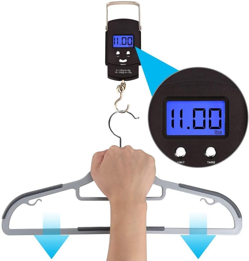 50 Non-Slip Heavy Duty Clothes Hangers - Perfect for Ties, Blouses & More