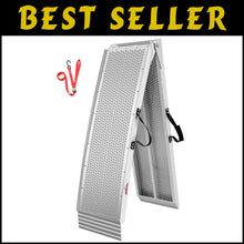 Load image into Gallery viewer, 7.5FT Folding Aluminum Loading Ramp – 750 lbs Capacity for Motorcycles &amp; ATVs