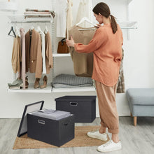 Load image into Gallery viewer, Versatile Stackable Storage Bins - 39L Decorative Boxes for Home Organization