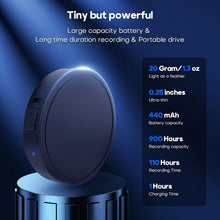 Load image into Gallery viewer, 128GB Magnetic Voice Activated Recorder - 1600 Hours of HD Sound Recording