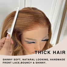 Load image into Gallery viewer, Wavy Honey Highlight 13x6 Lace Front Wig - Adjustable &amp; Breathable Design