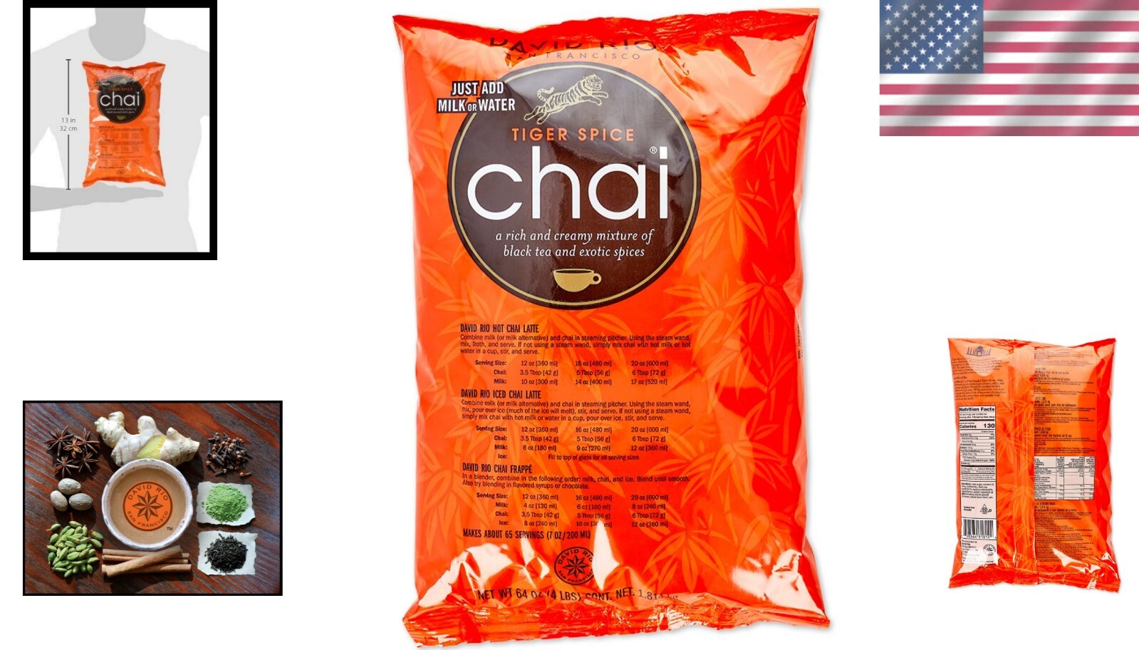 Tiger Spice Chai - 1.8 kg Creamy Black Tea & Spice Blend - Award Winning