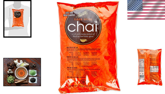 Tiger Spice Chai - 1.8 kg Creamy Black Tea & Spice Blend - Award Winning