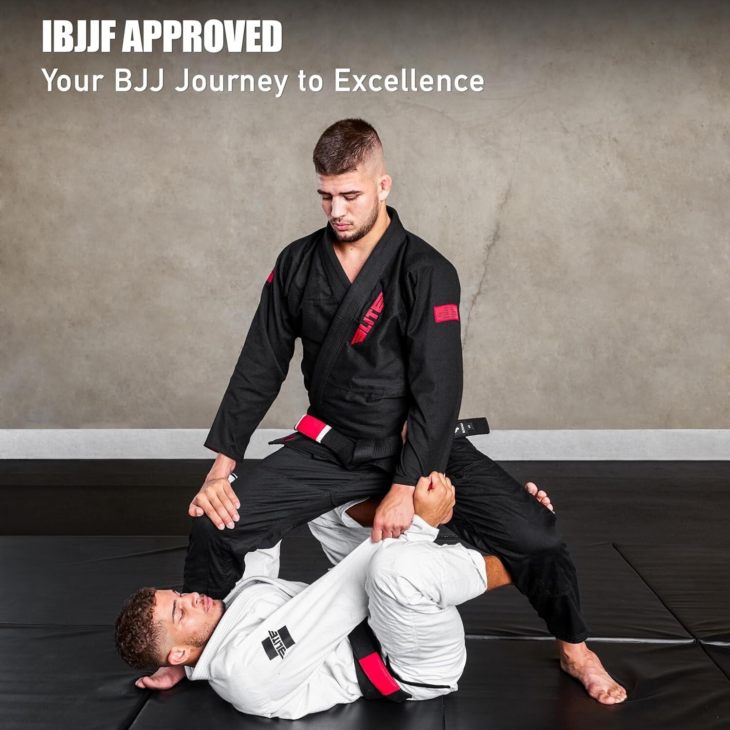 Durable IBJJF Jiu-Jitsu GI for Men - Sweat Dispersing Fabric & Stylish Design