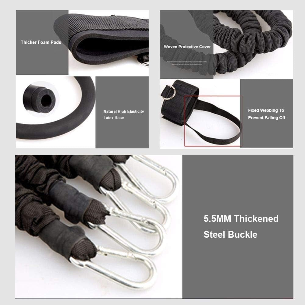 Ultimate 250lb Resistance Strap System for Boxing, MMA & Speed Training Success