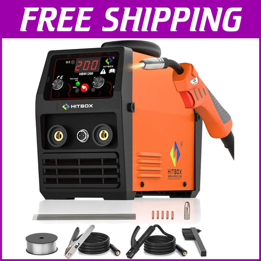 Dual Voltage 145A MIG Welder with TIG and Stick Capabilities for Professionals