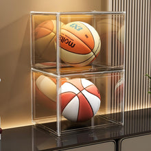 Load image into Gallery viewer, Versatile XL Stackable Plastic Storage Bins - Perfect for Helmets, Shoes &amp; More
