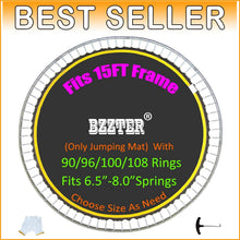 Load image into Gallery viewer, Trampoline Replacement Mat for 15ft Frame - UV Resistant &amp; Easy Setup Included