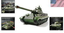 Load image into Gallery viewer, 2.4GHz Anti-Interference RC King Tiger Tank for Indoor &amp; Outdoor Adventures