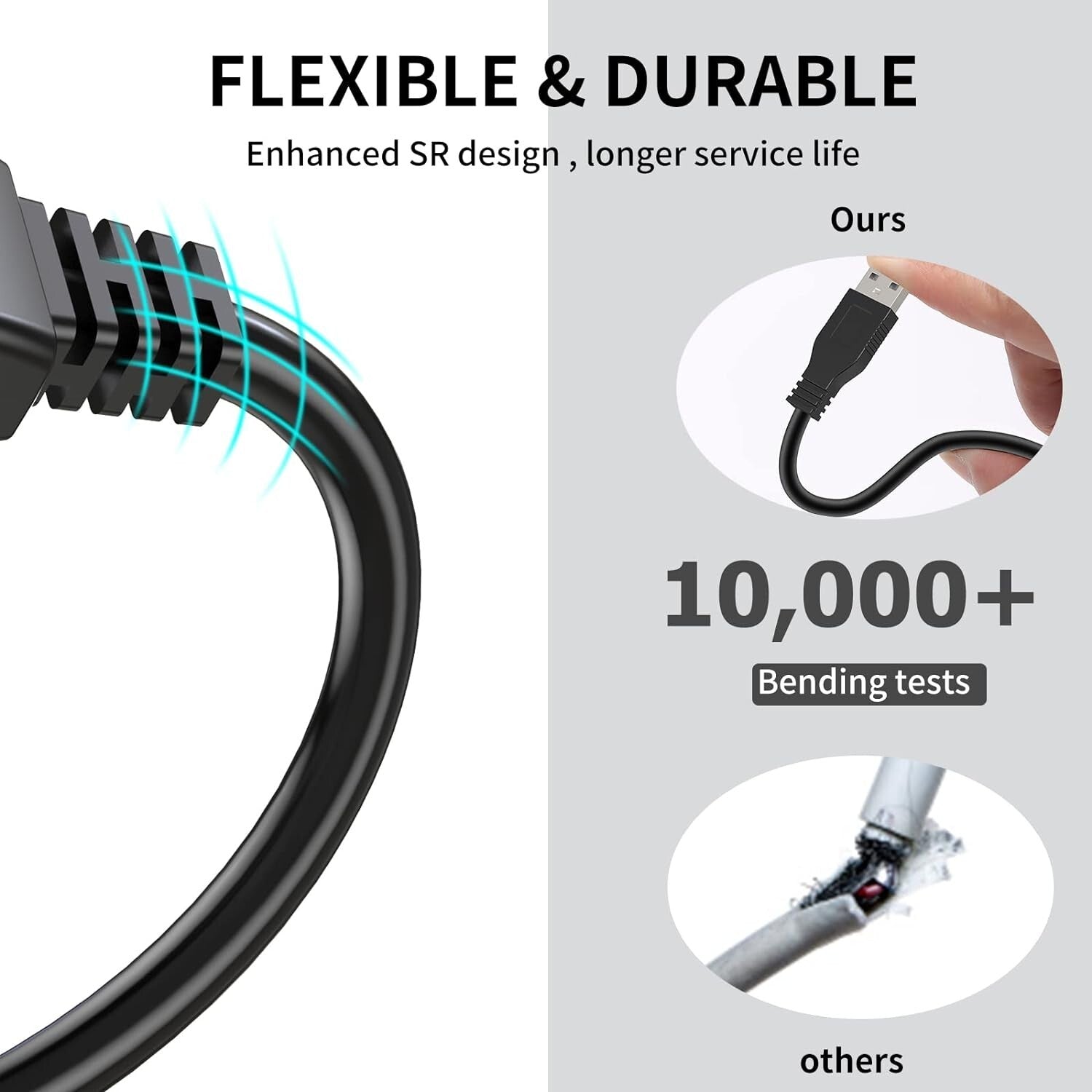 75ft USB 3.0 Extension Cable - Male to Female for High-Speed Connectivity