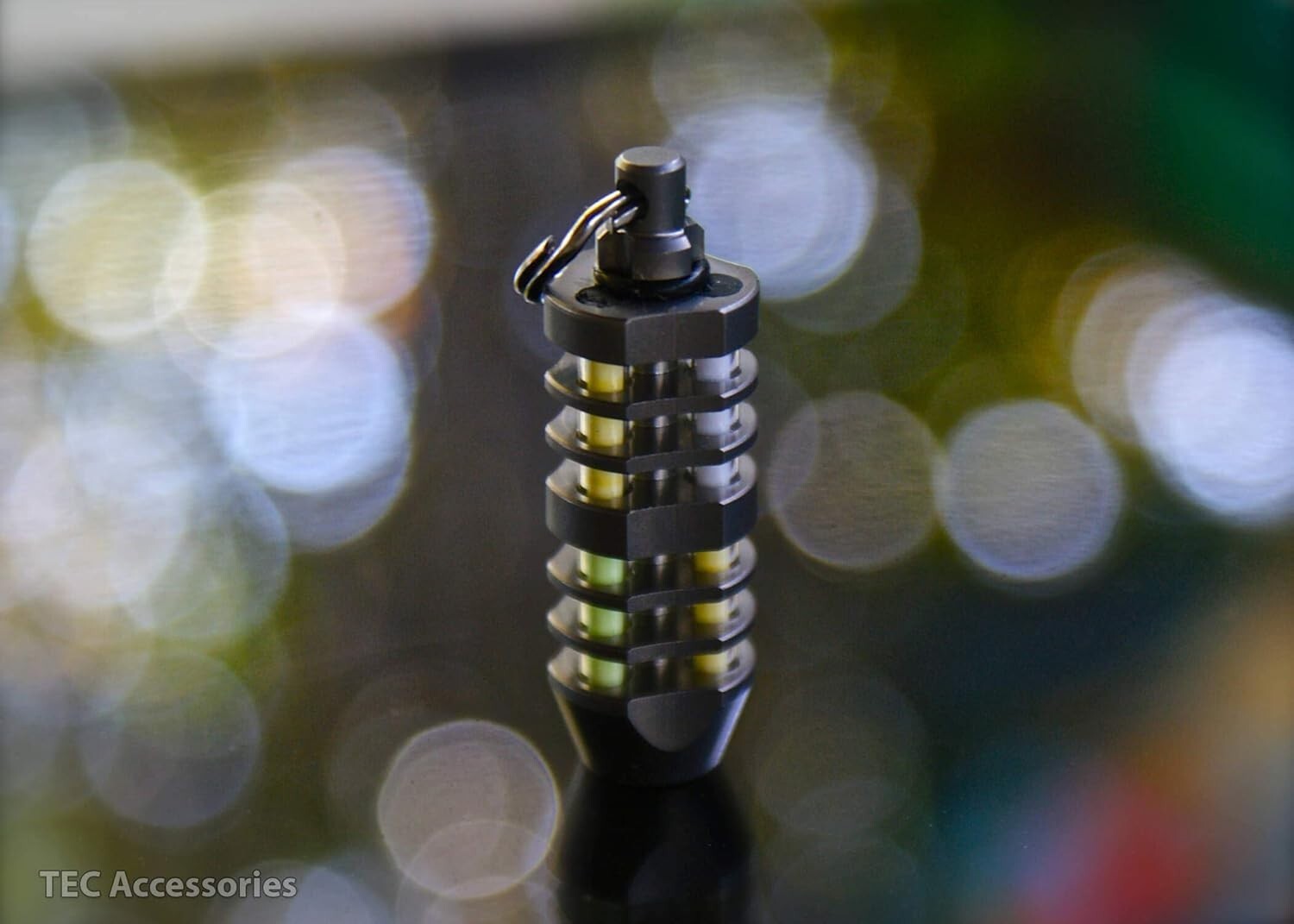 Customizable Titanium Tritium Fob - The Perfect EDC for All Night Visibility