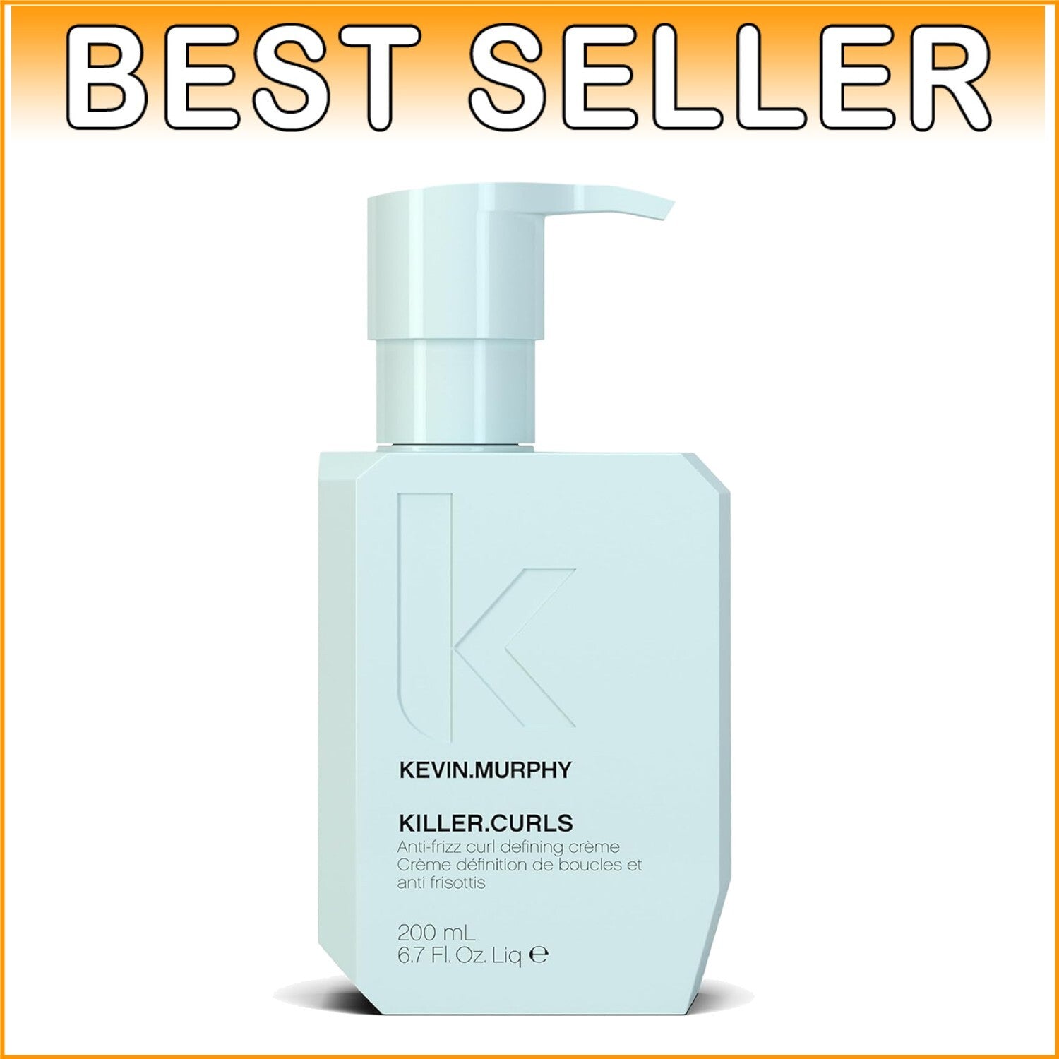 Killer Curls 6.7 oz Frizz Control Cream - Gentle UV Protection for All Hair