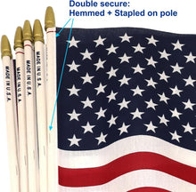 Load image into Gallery viewer, Patriotic Handheld Flags 12x18 - Ideal for Memorial Day &amp; Graduation Ceremonies