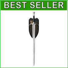 Load image into Gallery viewer, Genuine Game of Thrones Longclaw Sword - 35-Inch Steel Blade with Wolf Pommel