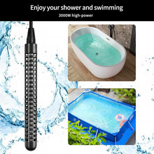 Load image into Gallery viewer, Fast Heating 3000W Portable Heater with Anti-Scald Design for Pools &amp; Baths