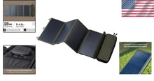 Load image into Gallery viewer, NESTOUT 28W Portable Solar Charger - Water-Resistant Dual USB Power for Camping