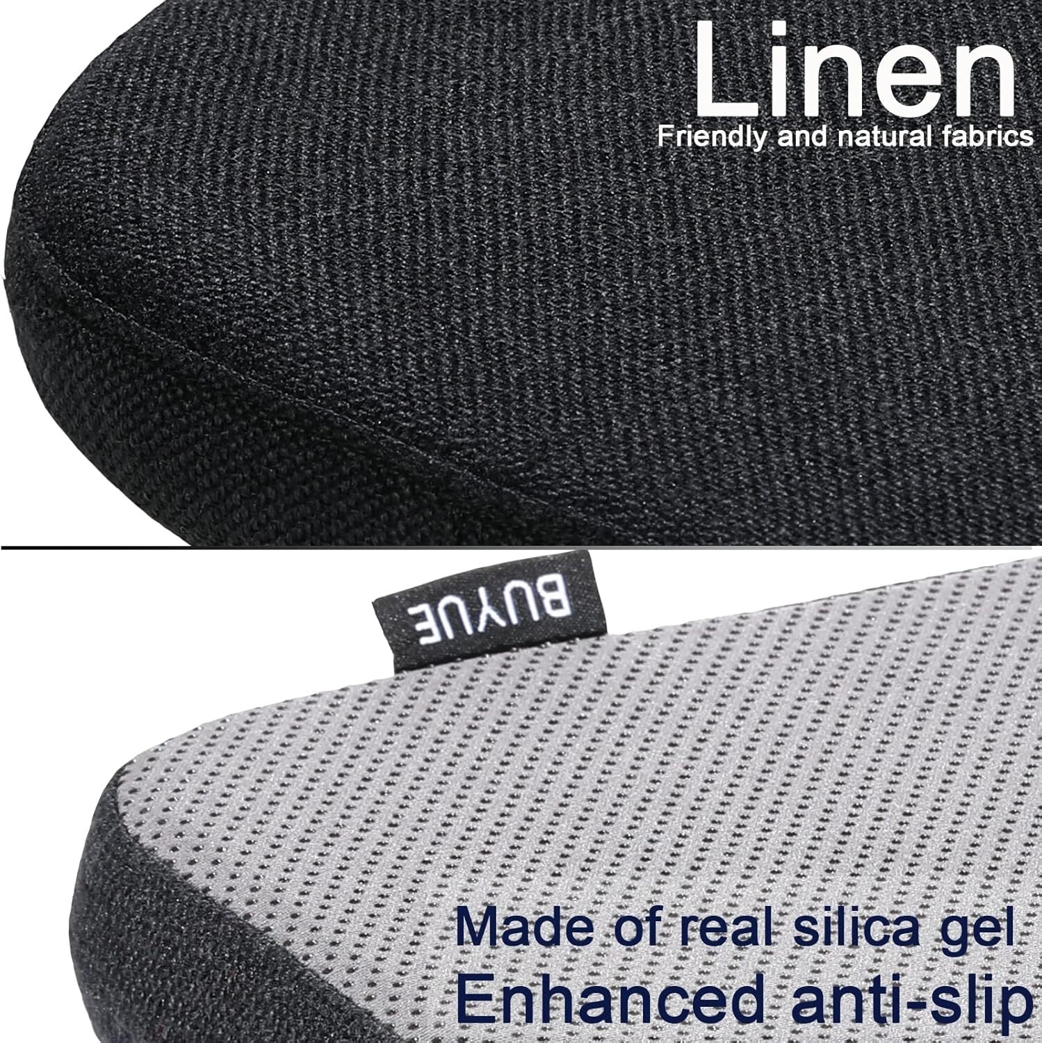 Comfortable Anti-Slip Linen Bar Stool Cushions – 4 Count for Bistro Elegance