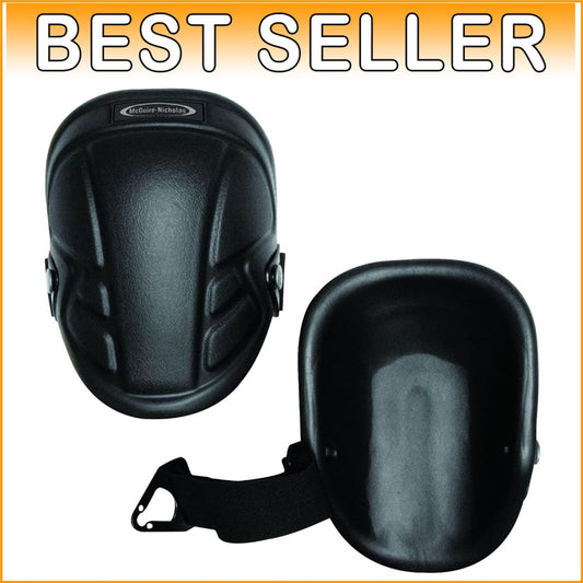Durable Black Knee Pads with High-Density Foam - Ideal for Flooring & Painting