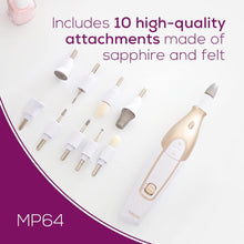 Load image into Gallery viewer, Cordless Electric Nail File: Salon-Quality Results at Home with Storage Case