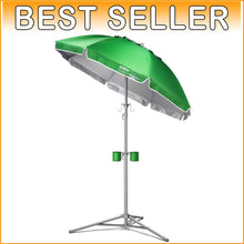 Load image into Gallery viewer, Ultimate Portable Sun Shade Umbrella - Adjustable Instant UV Protection in Green