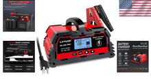 Load image into Gallery viewer, Compact 25Amp Battery Charger with Smart Diagnostics for Cars, Boats &amp; More