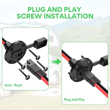 Load image into Gallery viewer, 10AWG Weatherproof SAE Connector Sidewall Port with Quick Connect Adaptors