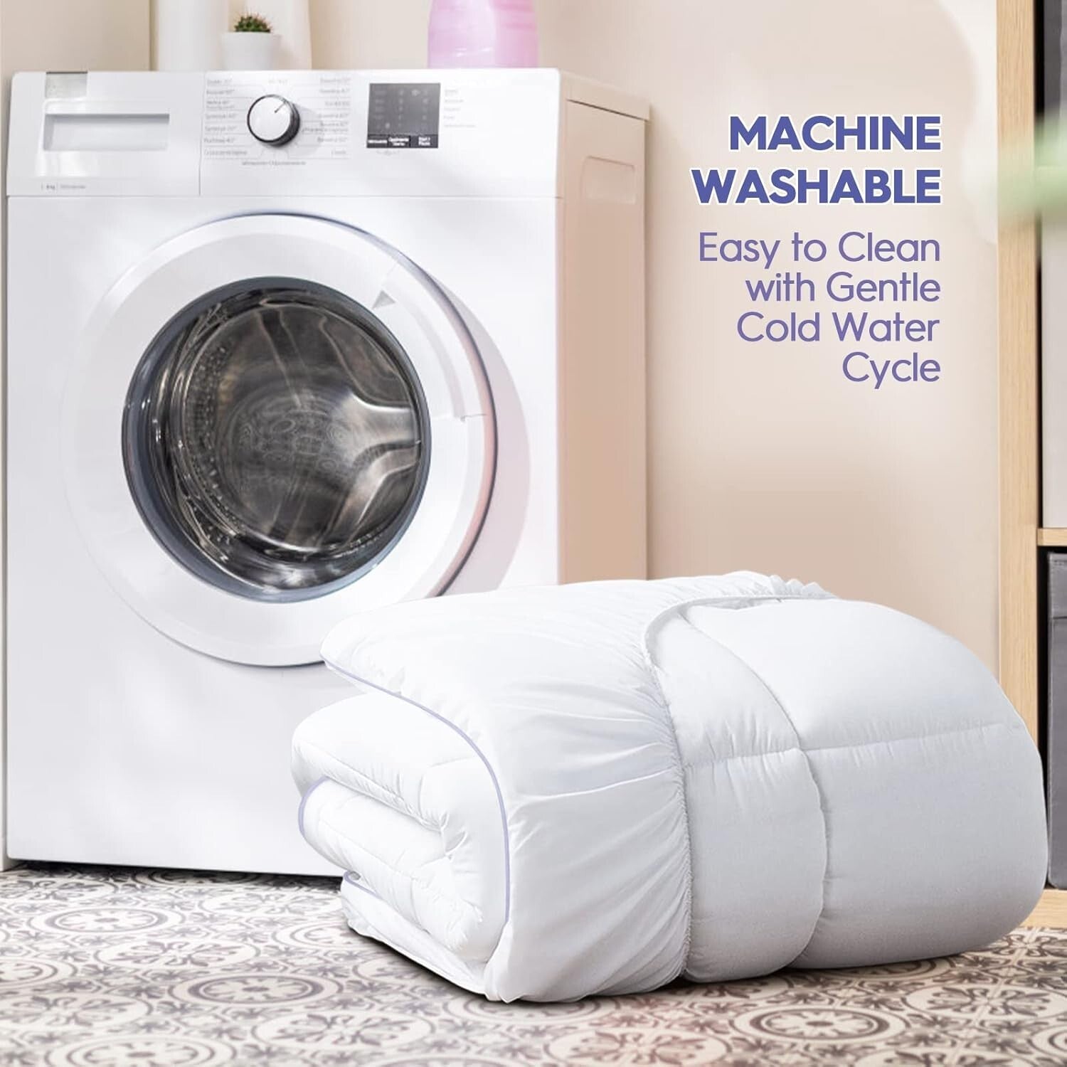 Elegant 3-Inch Queen Mattress Topper - Cooling Gel Memory Foam & Pillowtop