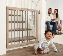 Load image into Gallery viewer, Elegant Walk-Through Baby Safety Gate - 30-Inch Height, Easy Assembly &amp; Stylish