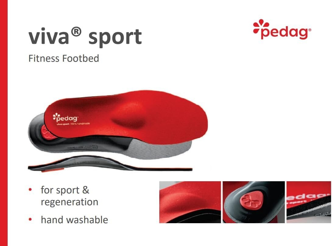 VIVA SPORT Vegan-Friendly Orthotic Inserts - Arch Support for Active Women