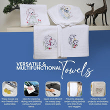 Load image into Gallery viewer, Versatile 50-Pack Cotton Flour Sack Towels for Crafts and Kitchen Use - 28"x28"