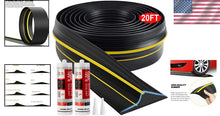 Load image into Gallery viewer, Universal Garage Door Threshold Seal Rubber Strip 20FT – Heavy Duty Protection