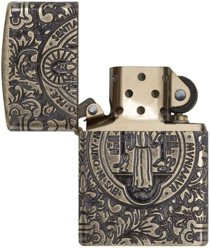 Lifetime Guarantee Brass Spiritual Windproof Lighter - Distinctive Click Sound