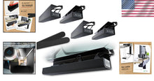 Load image into Gallery viewer, Compact and Sturdy No-Drill Cable Organizer - Black Trays for Clean Workspaces