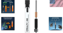 Load image into Gallery viewer, K1C 0.4mm Hardened Steel Nozzle with Multi-Channel Design for Faster 3D Printing