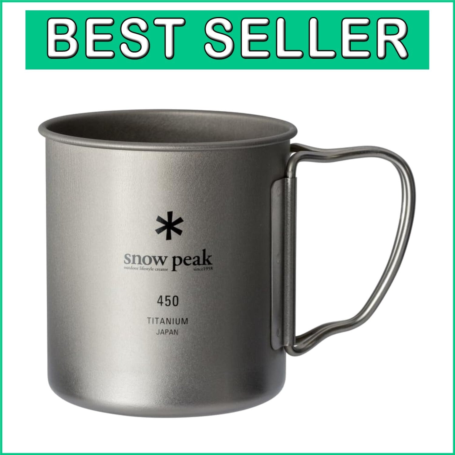 Durable Insulated Backpacking Mug - Compact Titanium Design for Outdoor Use