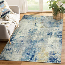 Load image into Gallery viewer, Stylish 4x6 Washable Abstract Rug - Soft Faux Wool for Living Room &amp; Bedroom